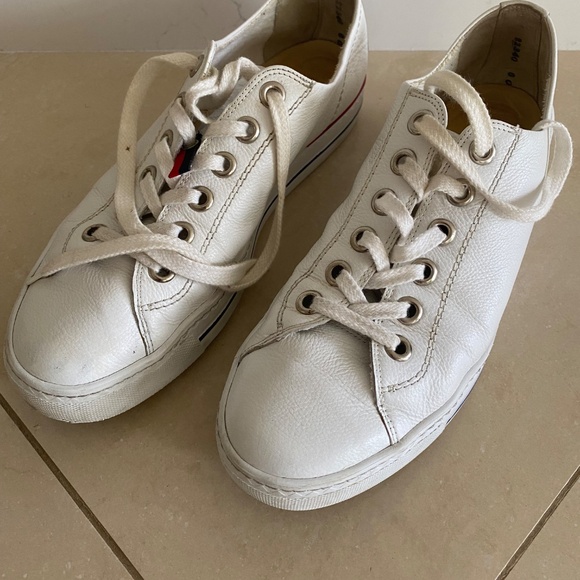 Paul Green Womens White Carly Italian Leather Sneaker Size 10 RRP $365 - Picture 5 of 16